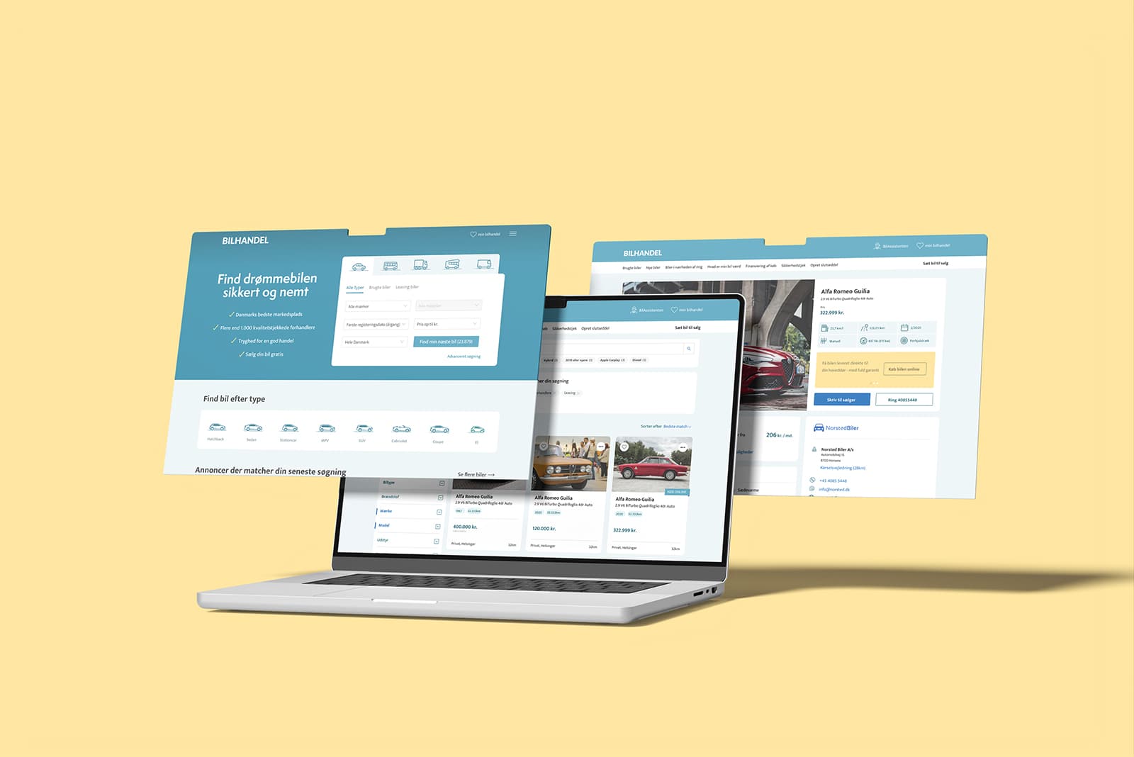 Bilhandel marketplace promotional visual