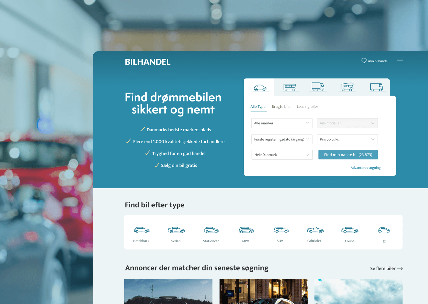 Bilhandel.dk — Overhaul for Denmark's leading car marketplace