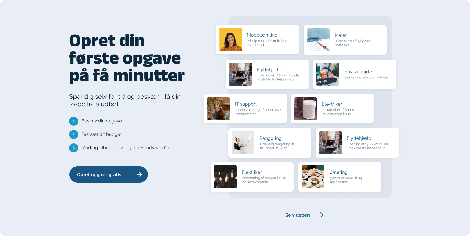Handyhand first task flow