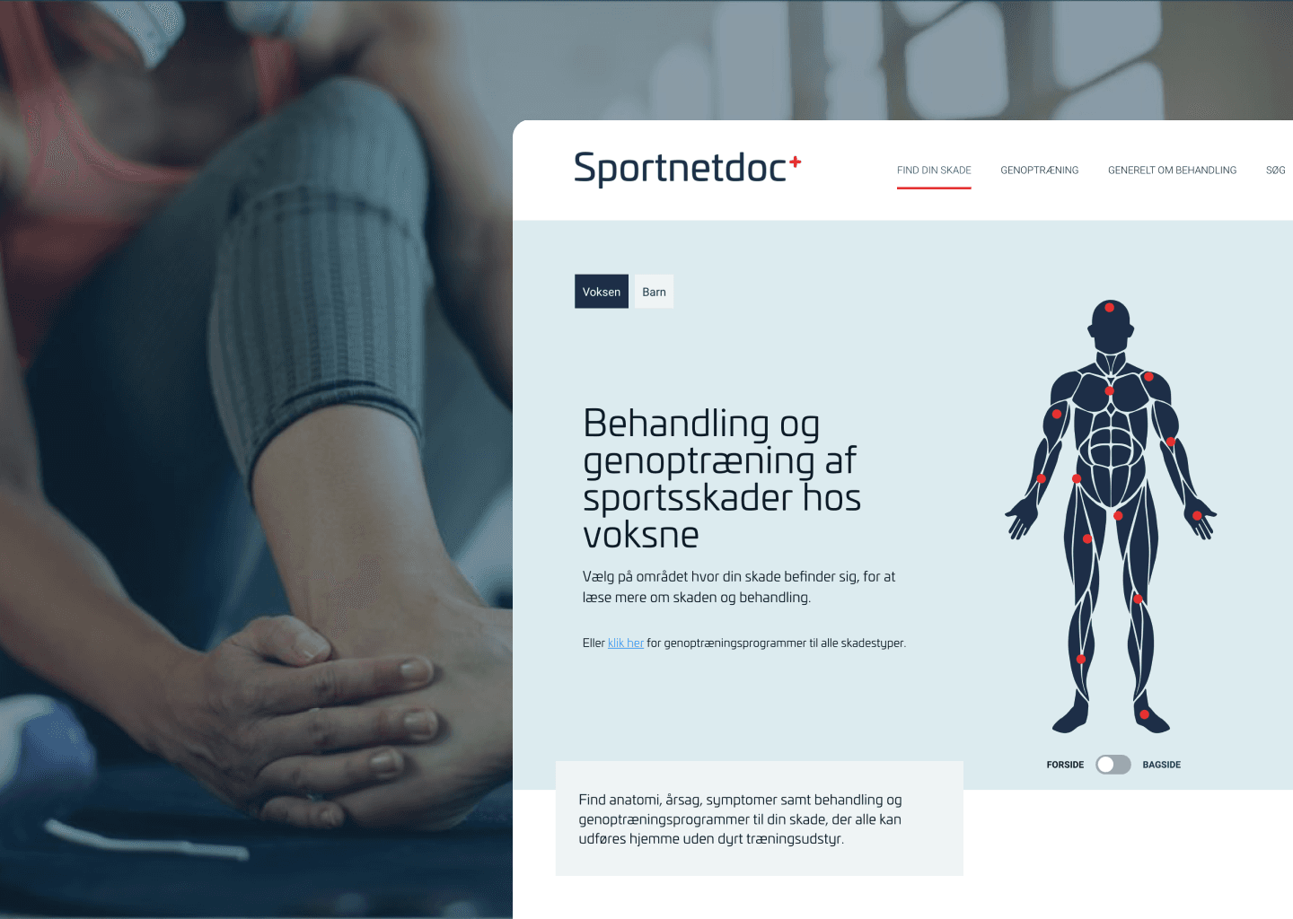 Sportnetdoc website