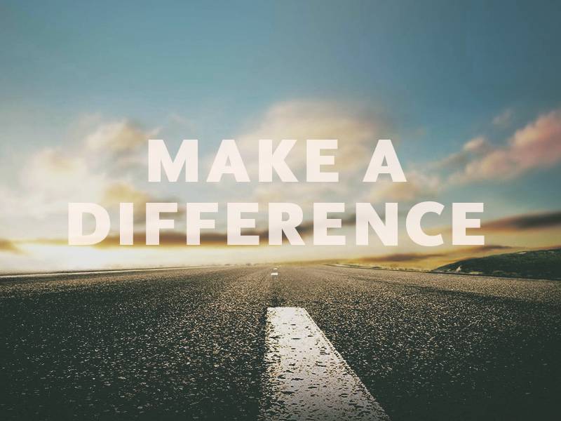 Making a difference – from a UX perspective